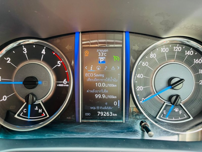 ภาพหน้าปัดเลขไมล์ โตโยต้า ฟอร์จูนเนอร์ 2.4 V 4WD ปี 2018
